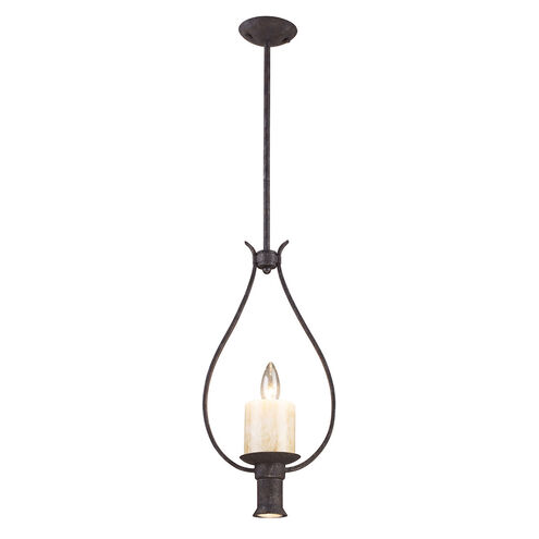 Pelham 1 Light 10 inch Moonlit Rust Mini Pendant Ceiling Light