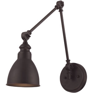 Riverside 33.75 inch 60 watt English Bronze Adjustable Wall Sconce Wall Light, Essentials