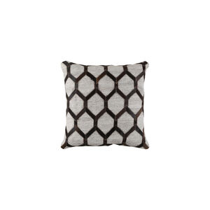 Lydia 20 X 20 inch Black Pillow Kit, Square