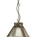 Idaho 1 Light 15.75 inch Aged Brass Pendant Ceiling Light, Design Series