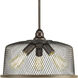 McCulloch 3 Light 16 inch Antique Bronze Pendant Ceiling Light