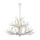 Clara 12 Light 39 inch Matte White Chandelier Ceiling Light