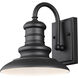 Aspel 1 Light 9.63 inch Textured Black Outdoor Wall Lantern