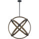 Ralls 6 Light 27.75 inch Whiskey Wood Pendant Ceiling Light