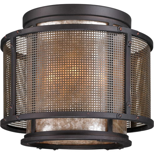 Dahlia 4 Light 14 inch Copper Mountain Bronze Flush Mount Ceiling Light