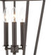 Lawrence 3 Light 9 inch Oil Rubbed Bronze Mini Pendant Ceiling Light