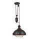 Belle 1 Light 14 inch Oil Rubbed Bronze Pendant Ceiling Light