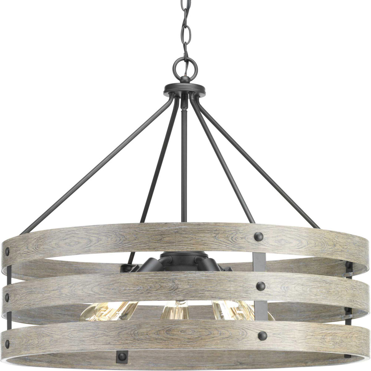 Lyles 5 Light 27.75 inch Graphite Pendant Ceiling Light