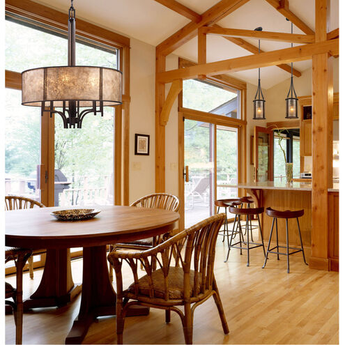 Kinsey 1 Light 6 inch Aged Bronze Mini Pendant Ceiling Light