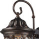 Harper 1 Light 14 inch Regal Bronze with Clear Outdoor Wall Sconce