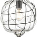 Allen 1 Light 9 inch Oil Rubbed Bronze with Clear Mini Pendant Ceiling Light