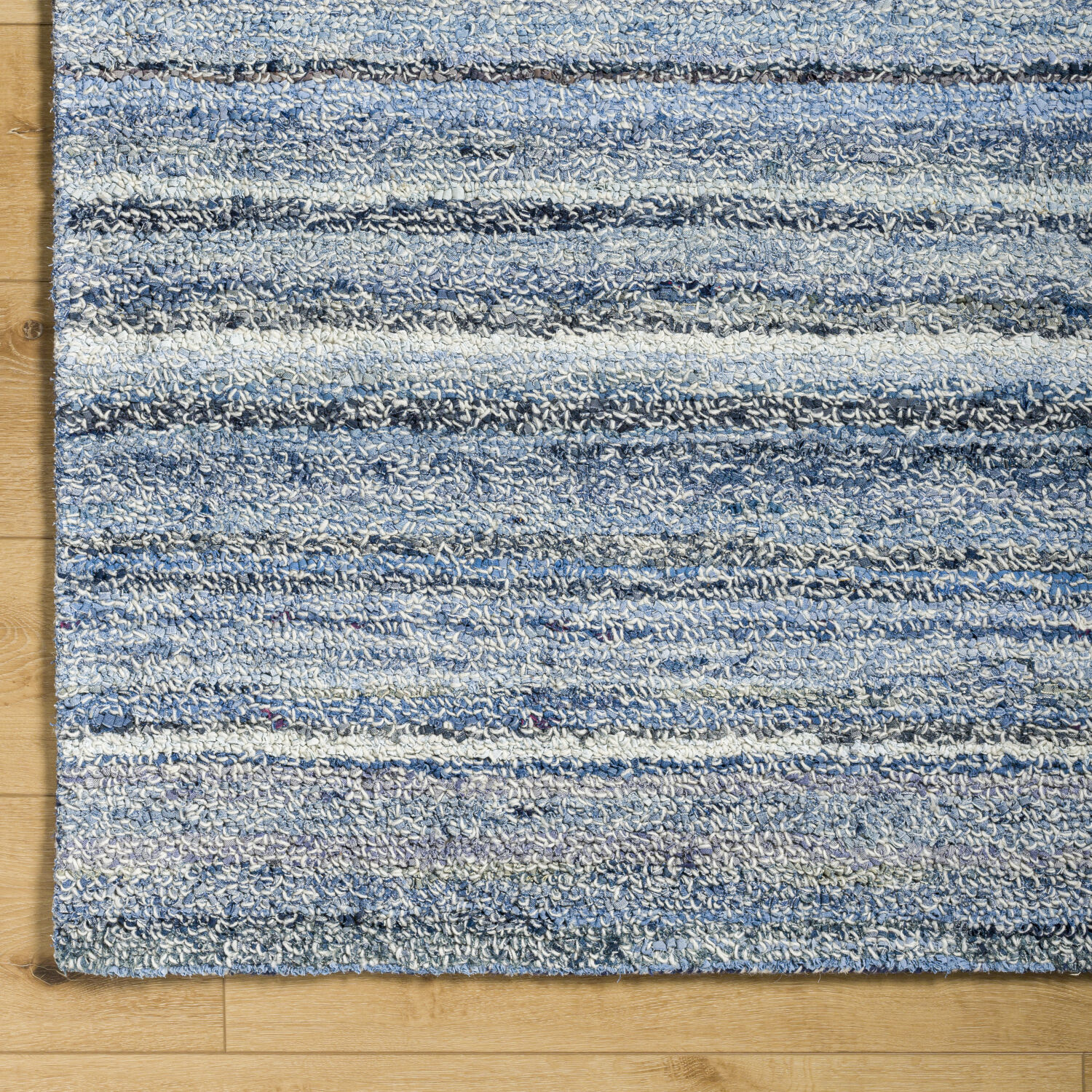 Pike 132 X 96 inch Denim Rug, Rectangle
