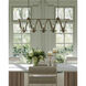 McCook 5 Light 47 inch Pyrite Bronze Chandelier Ceiling Light
