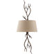Bradford 2 Light 13.5 inch Moonlit Bark Sconce Wall Light
