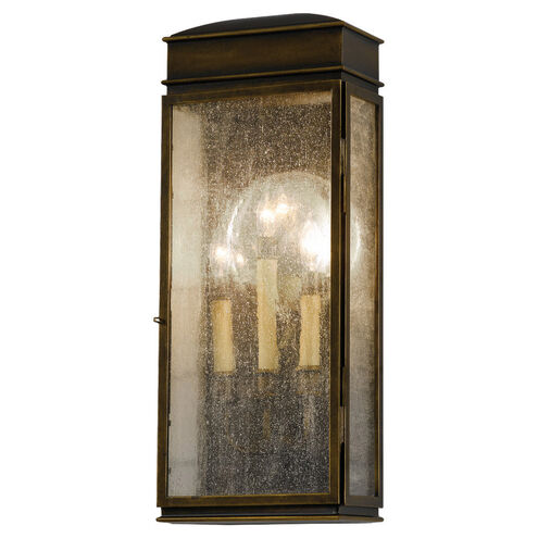 Cassin 3 Light 22.5 inch Astral Bronze Outdoor Wall Bracket