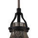 Scarlet 1 Light 6 inch Oil Rubbed Bronze Mini Pendant Ceiling Light
