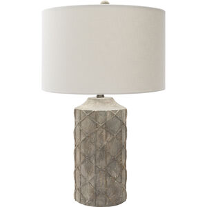 Cooper 26.75 inch 100 watt Taupe Table Lamp Portable Light