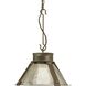Idaho 1 Light 15.75 inch Aged Brass Pendant Ceiling Light, Design Series