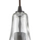 Graves 1 Light 6 inch Oil Rubbed Bronze with Clear Mini Pendant Ceiling Light