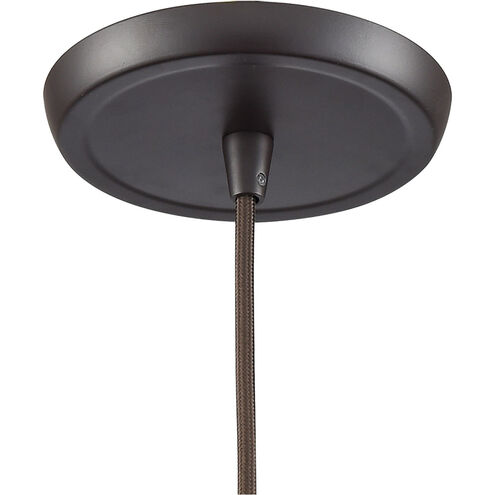 Graves 1 Light 6 inch Oil Rubbed Bronze with Clear Mini Pendant Ceiling Light