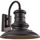 Aspel 1 Light 15.62 inch Restoration Bronze Outdoor Wall Sconce