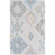 Essex 36 X 24 inch Pale Blue/Teal/White/Camel/Cream Rugs