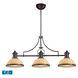 Sabrina Linear Chandelier Ceiling Light