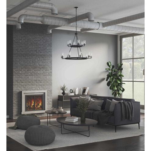 Benson 15 Light 47 inch Graphite Chandelier Ceiling Light, Design Series