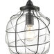 Allen 1 Light 9 inch Oil Rubbed Bronze with Clear Mini Pendant Ceiling Light