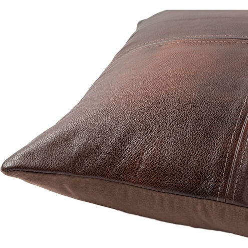 Wind 20 X 20 inch Dark Brown Pillow Kit, Square