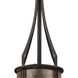 Kinsey 1 Light 6 inch Aged Bronze Mini Pendant Ceiling Light