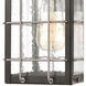 Huck 1 Light 11 inch Matte Black with Weathered Zinc Outdoor Wall Sconce