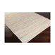 Phoebe 96 X 30 inch Cream/Khaki/Pale Blue/Metallic - Silver Rugs, Leather