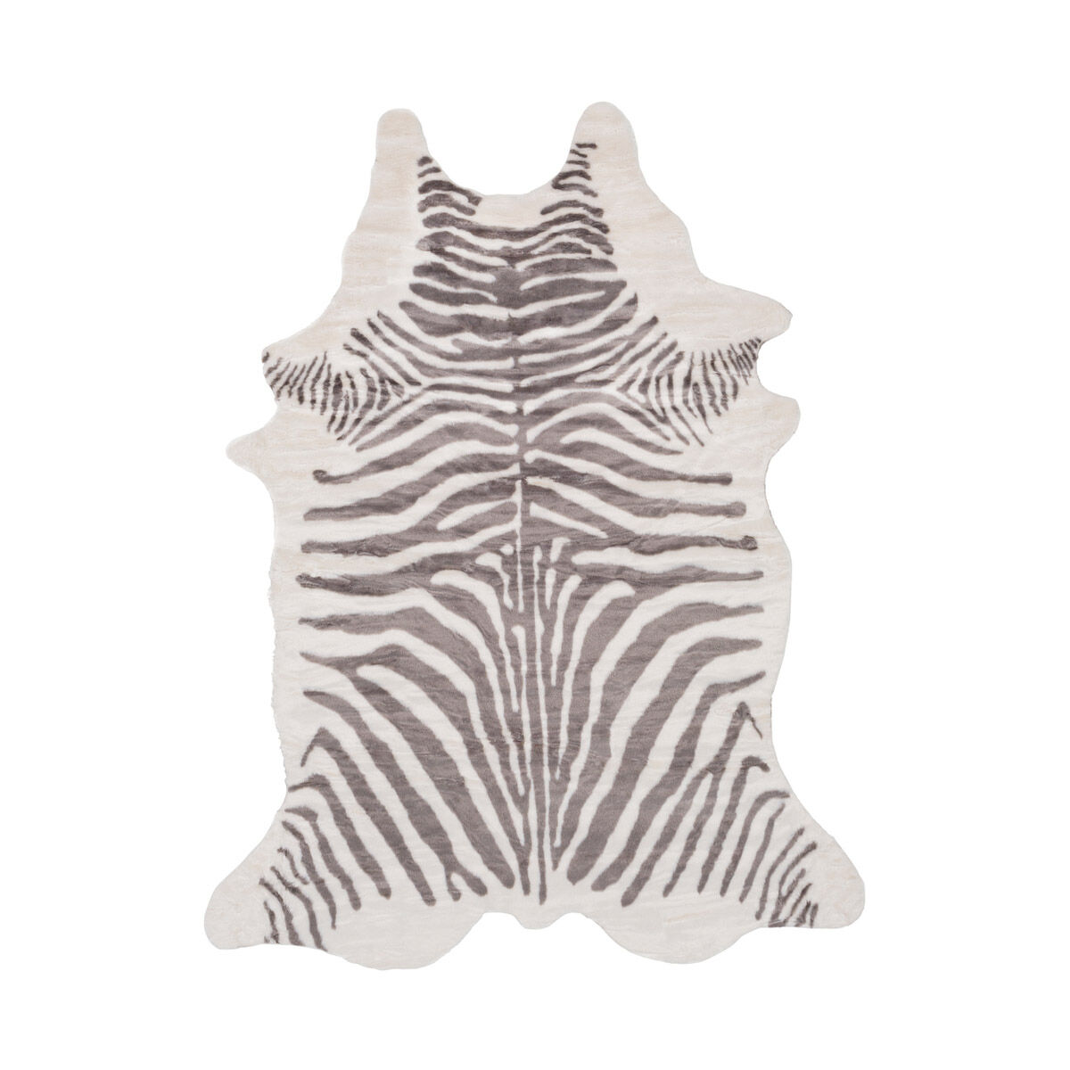 Arabella 78 X 60 inch Medium Gray/White Rugs, Rectangle