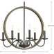 Monteagle 6 Light 22 inch Antique Bronze Chandelier Ceiling Light, Design Series