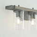 Lanesnoro 3 Light 24.25 inch Distressed Weathered Oak / Slate Grey Metal Wall Bath Vanity Wall Light