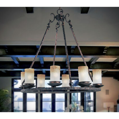Mercer 8 Light 29.5 inch Oil Rubbed Bronze Single Tier Chandelier Ceiling Light