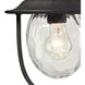 Labette 1 Light 15 inch Weathered Charcoal with Clear Outdoor Post Light