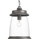 Marigold 1 Light 11 inch Antique Pewter Outdoor Hanging Lantern
