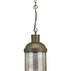 Idaho 1 Light 9.5 inch Aged Brass Pendant Ceiling Light, Design Series