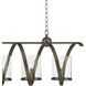 McCook 5 Light 47 inch Pyrite Bronze Chandelier Ceiling Light