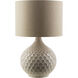 Esparto 22.5 inch 100 watt Cream Table Lamp Portable Light