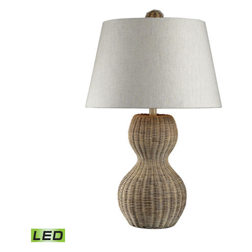 Blanche 26 inch 9.5 watt Natural Table Lamp Portable Light
