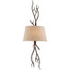 Bradford 2 Light 13.5 inch Moonlit Bark Sconce Wall Light