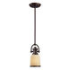 Talbot 1 Light 5 inch Oiled Bronze Mini Pendant Ceiling Light