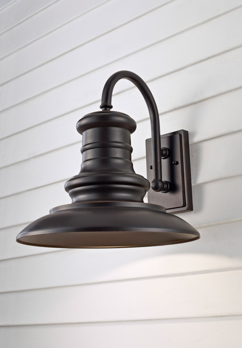 Aspel 1 Light 15.62 inch Restoration Bronze Outdoor Wall Sconce