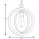 Golden Valley 1 Light 12 inch Graphite Mini-Pendant Ceiling Light
