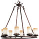 Mercer 8 Light 29.5 inch Oil Rubbed Bronze Single Tier Chandelier Ceiling Light