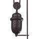 Belle 1 Light 14 inch Oiled Bronze Pendant Ceiling Light