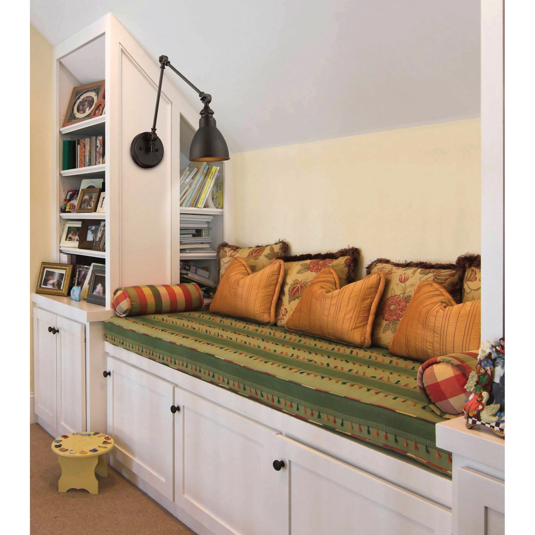 Riverside 33.75 inch 60 watt English Bronze Adjustable Wall Sconce Wall Light, Essentials